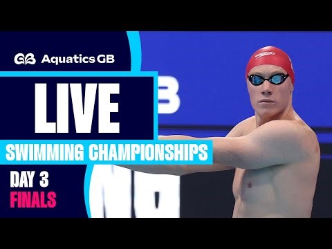 LIVE SWIMMING FINALS | Day Three (16th April) | Aquatics GB Swimming Championships 2026
