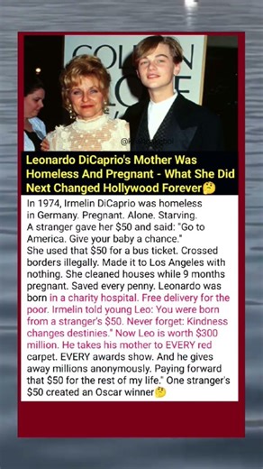 😱♥️Leonardo DiCaprio's Mother Was Homeless And Pregnant What She Did Next Changed Hollywood Forever