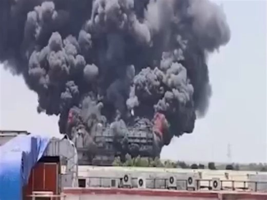 Explosion in India: Thick clouds of smoke visible for miles