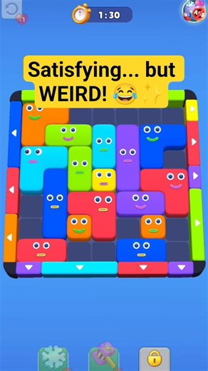 Why do these blocks sound like that? 🐮🧩 #shorts #satisfying #blockblast #gaming
