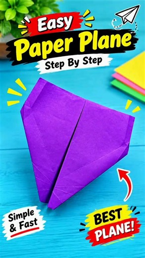 Amazing Boomerang Paper Plane ✈️🤯 | How to Make a Flying Boomerang Plane #Shorts