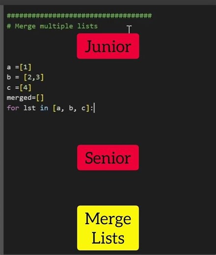 Merging lists in Python using Claude