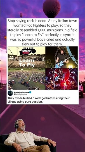 1,000 musicians forced Foo Fighters to play their town. #Rockin1000 #FooFighters