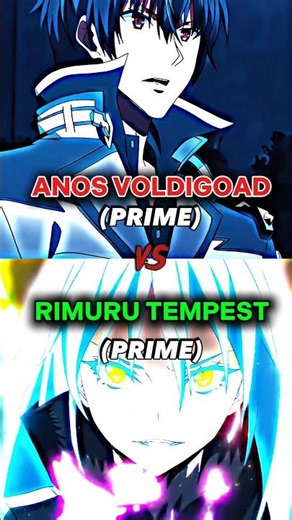 ANOS vs RIMURU ⚡ Who Wins This GOD TIER Anime Battle?! #anime #shorts