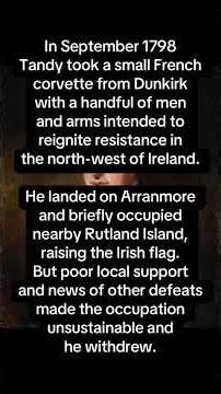 James Napper Tandy: 1798 Hero and Fugitive, Immortalised in the Ballad "The Wearing of the Green".