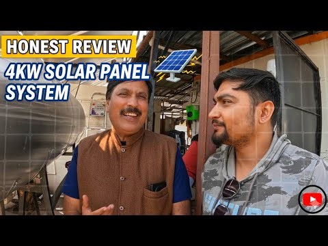 HONEST REVIEW: 4KW SOLAR PANEL SYSTEM | PUNE STORY | PURUSHOTAM PANDEY 