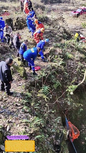 How Rescuers Haul a Trapped Cow From a Hidden Pit