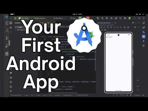 Creating First Application In Android Studio On Windows 10/11 in 2026