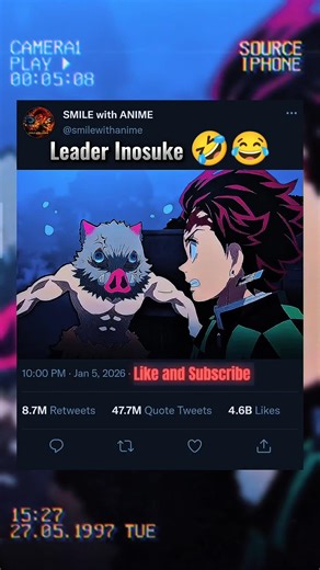 Leader Inosuke 🤣😂😂#kimetsunoyaiba #inosuke #tanjiro #zenitsu #animeedit #amv