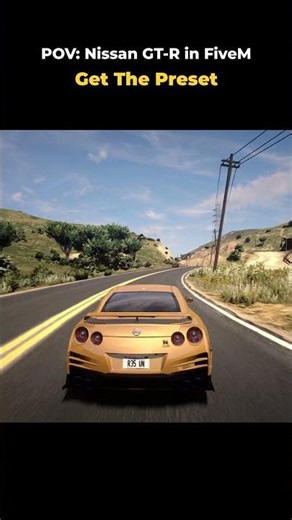 Realistic Nissan GT-R in FiveM | Prime QuantV Preset 2026
