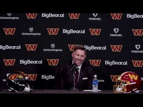 Commanders GM Adam Peters Speaks to the Media After Selecting LB Sonny Styles in Round 1 | NFL Draft