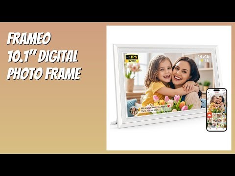 REVIEW (2025): Frameo 10.1" Digital Photo Frame. Features