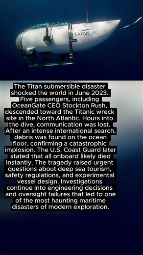 Titan Sub Implosion: 5 Lives Lost Beneath the Titanic