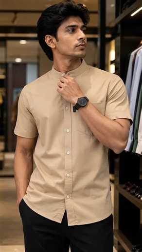 Smart, clean, and effortlessly stylish ✨ This Oxford cotton short-sleeve shirt gives you a sharp look with its neat Mandarin collar and simple premium design. Perfect for work, casual outings, family events, or everyday wear. Available in multiple colors and sizes from S to 4XL. 🔥 #MensFashion #OxfordShirt #SmartCasual #TikTokShopFinds #viralfashion