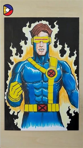 Drawing X-Men Leader Cyclops