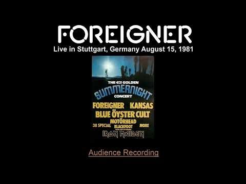 Foreigner - Live in Stuttgart, Germany August 15, 1981 (Audience)