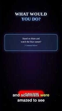 Mars Blue Sunsets: Why the Red Planet Glows Azure