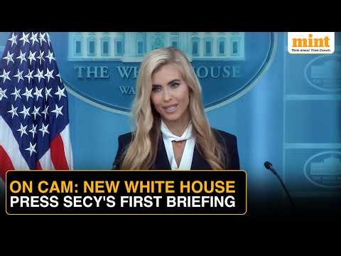 Watch: Trump's New Press Secretary Katie Zacharia Makes Her White House Debut