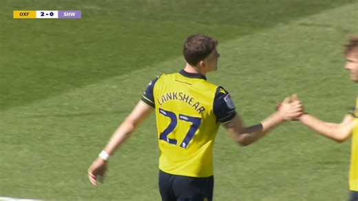 What an effort from Will Lankshear! 🥶The forward will return to parent club Spurs at the end of the season following his loan spell with relegated Oxford United