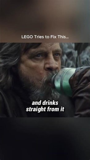 Luke Drinking Alien Milk Fixed by LEGO Star Wars