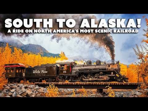 A Southbound Steam Train to Alaska! A Ride With White Pass 73 from The Yukon.