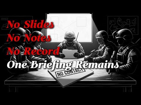 Inside a Pentagon Briefing That Was Never Logged