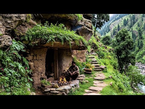 Building a Secret Underground Base | Invisible Outdoor Dugout for Solo Survival