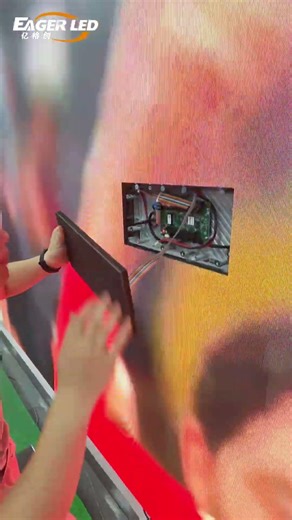 Do you know which match this is?#eagerled #leddisplay #ledscreen #indoorleddisplay