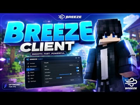 🔥 Breeze Client (1.21 - 1.21.11+) - Best Free Minecraft Hacked Client for PvP in 2026! | Java