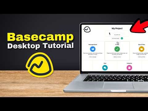 Basecamp Desktop Tutorial: How To Use Basecamp on PC or Laptop 🟡