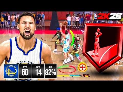 "PRIME" KLAY THOMPSON BUILD + 99 3PT is A LETHAL MARKSMAN in NBA 2K26!