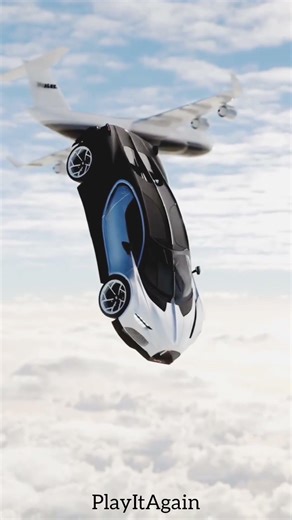 Bugatti Falling from the Sky... 🌌🏎️ (Ultra Slowed)