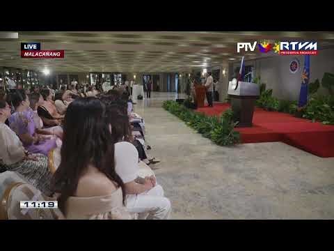 PBBM attends the oath-taking ceremony of the newly elected officers of the AWLFI...