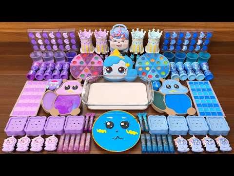 Slime Mixing Rainbow Glossy Slime | Oddly Satisfying ASMR Sounds #367