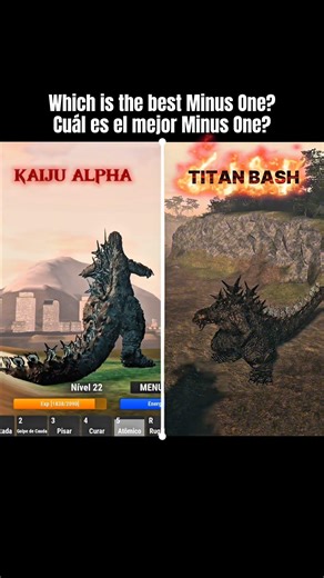 Kaiju Alpha vs Titan bash Godzilla Minus one | Roblox