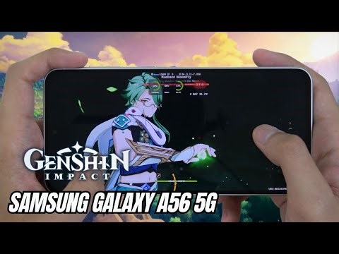 SAMSUNG GALAXY A56 5G TEST GAME Genshin Impact MAX GRAPHICS | FPS & Performance | Exynos 1580