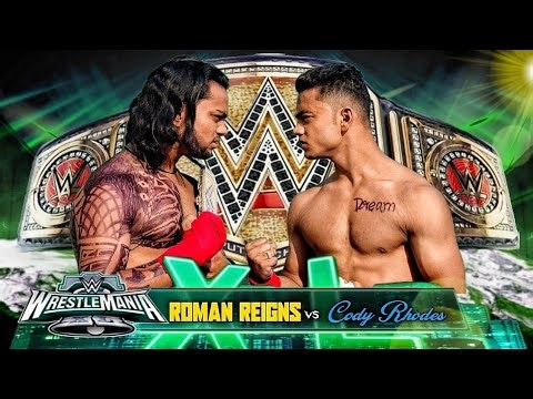 WWE Wrestlemania 40 : Roman Reigns vs Cody Rhodes 2024 Full Match 