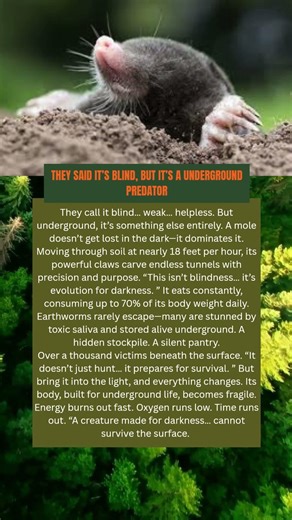 They Said It’s Blind… But It’s a Ruthless Underground Predator