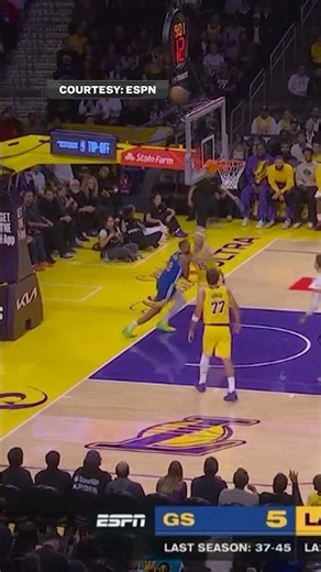 Steph drains the triple 😤 | NBC Sports BA