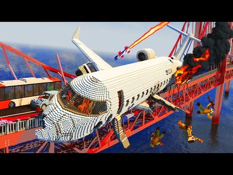 Realistic Airplane Crashes and Shootdowns | Teardown