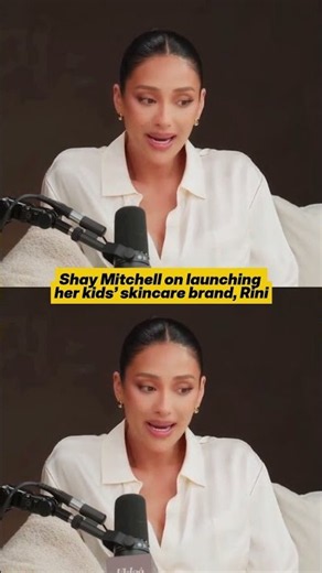 Shay Mitchell opened up about the inspiration behind her children’s skincare line 🧴 #shorts