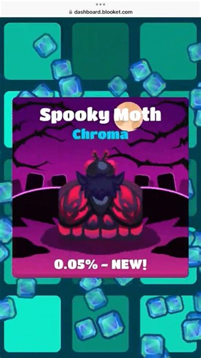 I Got The New Spooky Moth Chroma! #blooket