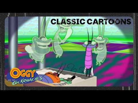 RIP the cockroaches | Oggy & The Cockroaches | Classic Halloween Cartoon