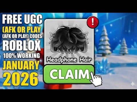 FREE UGC OBBY (AFK OR PLAY) CODES 🕒[ROBLOX]🕒 | 100% WORKING JANUARY ⚠️2026⚠️