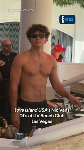 DJ Nic Vans looked absolutely dashing while lighting up LIV Beach Club in Las Vegas today as part of his headlining residency.