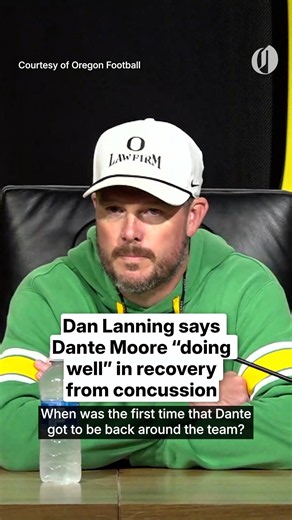 Oregon Ducks coach Dan Lanning provides update on QB Dante Moore