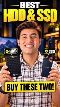Best HDD Under ₹10,000 + My SSD Pick! #Shorts #hdd #ssd