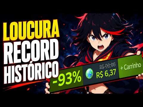 LOUCURA! Jogos STEAM em preços HISTÓRICOS na Instant Maluca