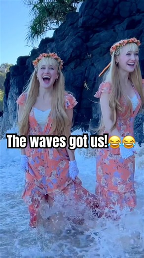 The waves got us! 😂😂 Enjoy our FOREVER original song music video filmed in Hawaii! 🌺🌺