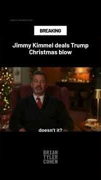 Jimmy Kimmel deals Trump Christmas blow